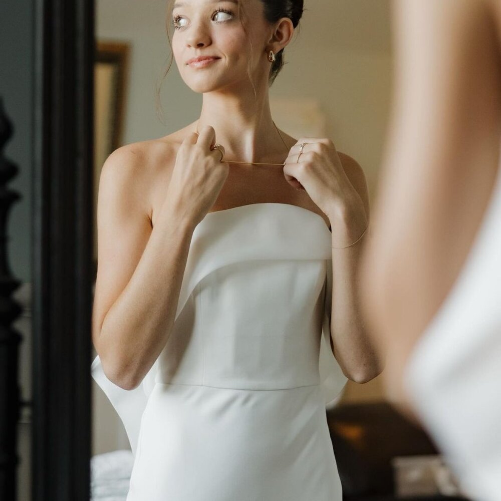 Anthropologie Besa Diana Wedding Gown Size 14 NEW - Picture 7 of 8